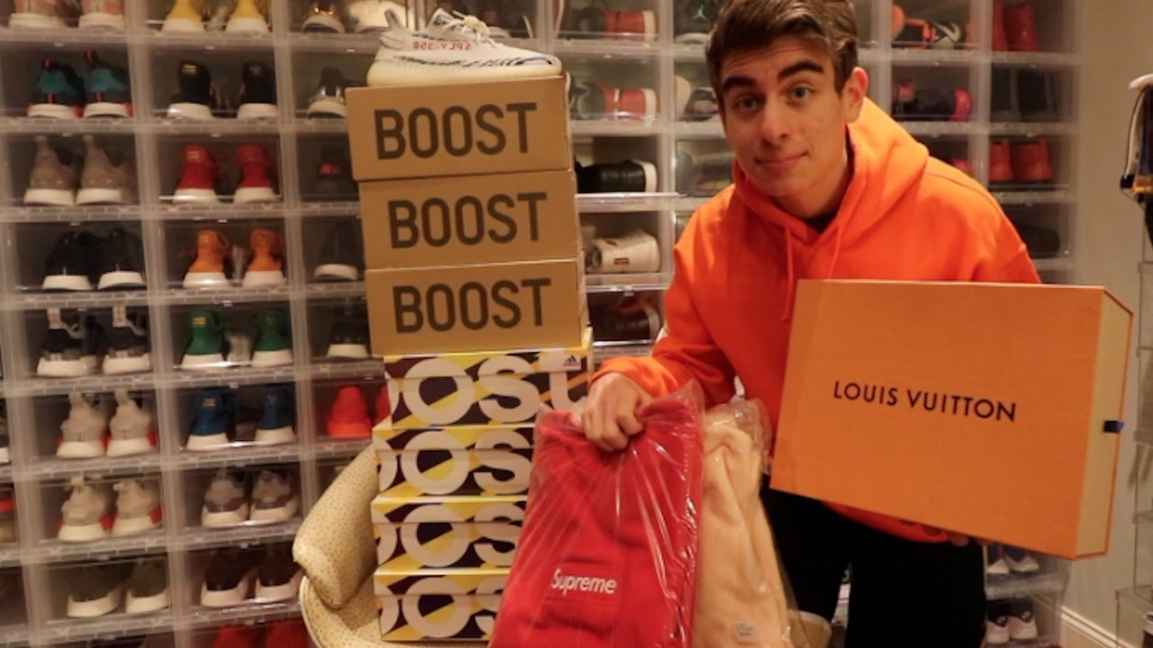 THE MOST EXPENSIVE SNEAKER UNBOXING... (Adidas, Supreme, and Louis V!!!)