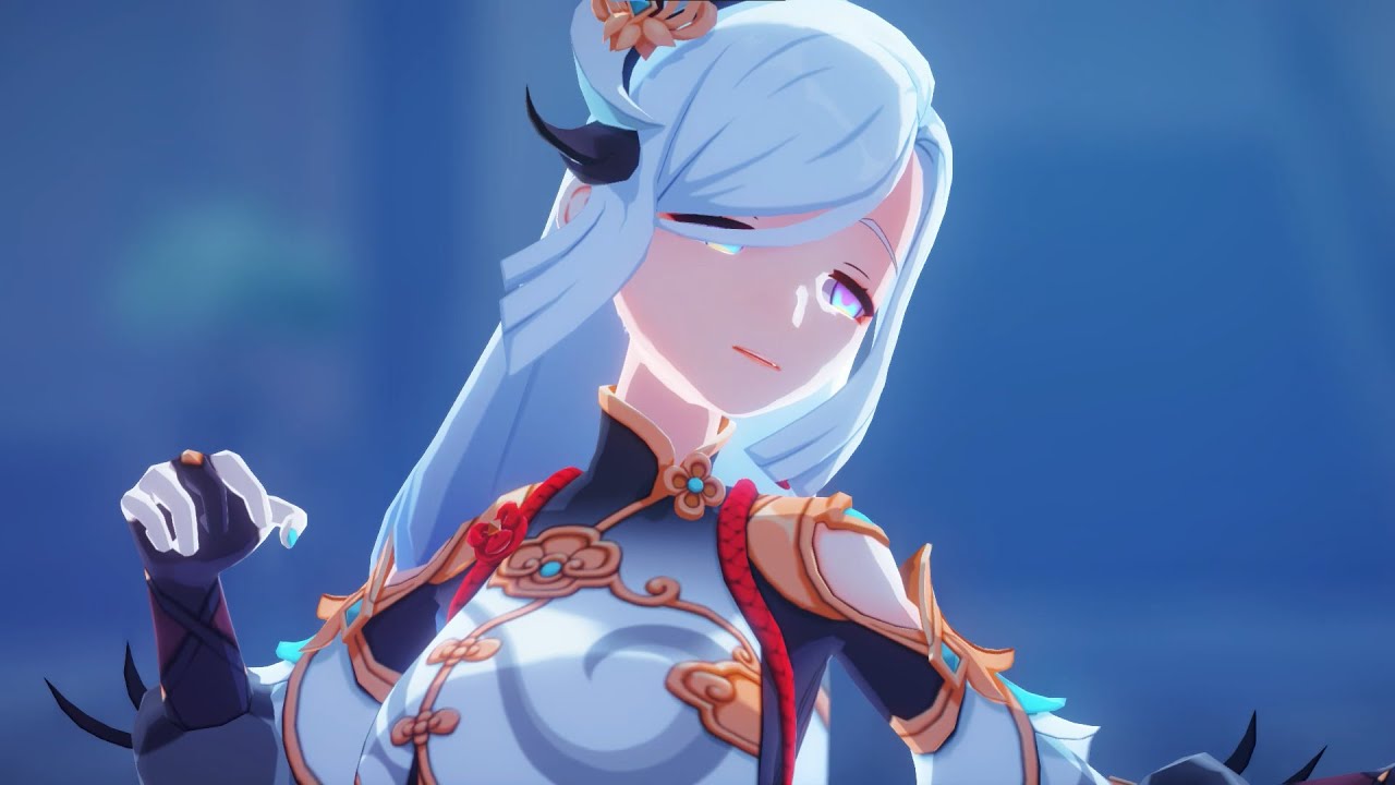 【MMD Genshin Impact】Black Mamba【Shenhe】