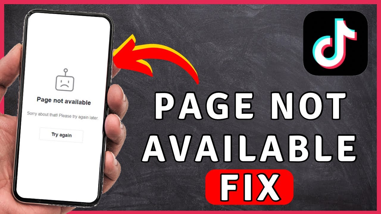 How to Fix TikTok Page NOT AVAILABLE Error - TikTok Tutorial