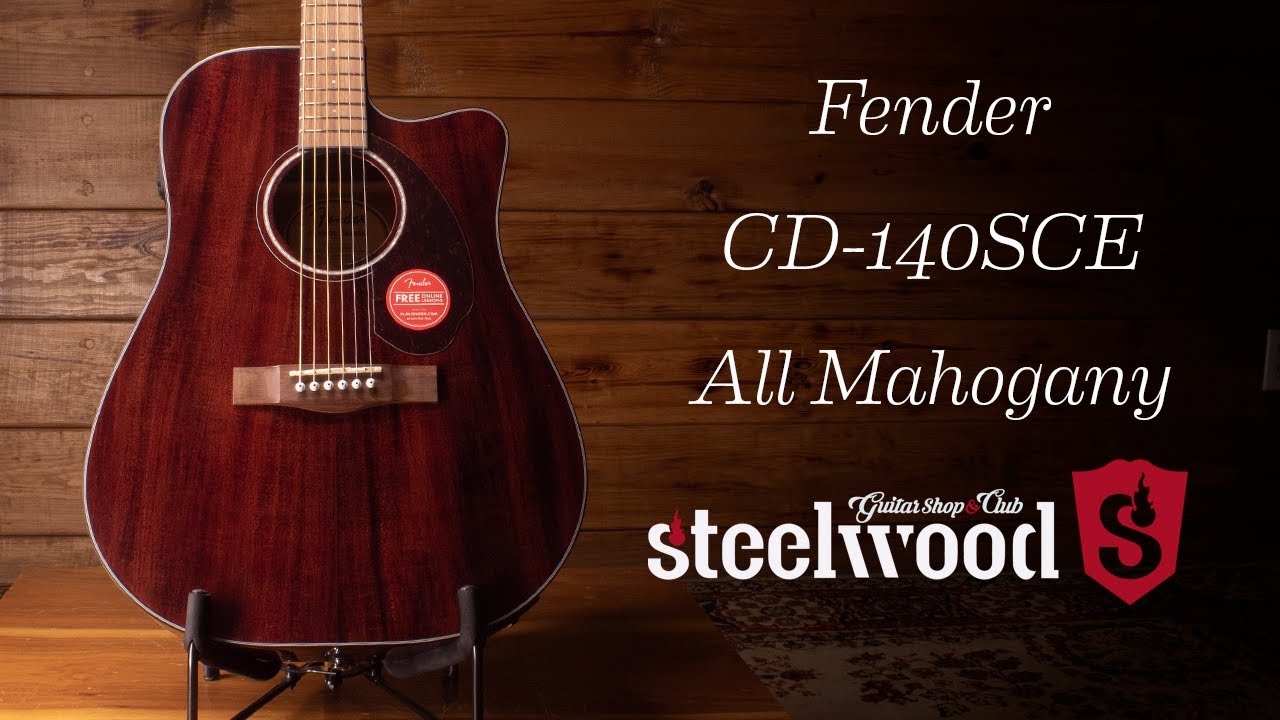 ¿Cuál es la diferencia? | Fender CD-140SCE All Mahogany