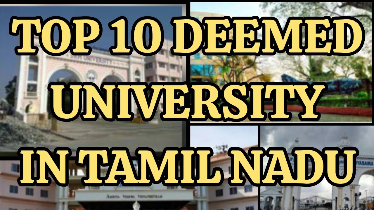 Top 10 deemed university in Tamilnadu review 2025