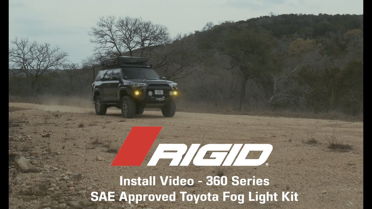 Installing RIGID 360 Series SAE Approved Fog Lights