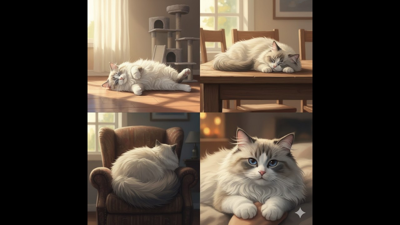 랙돌 고양이 '하루' 노래 시리즈 #1 : 높은 곳은 필요 없어 (Suno AI)