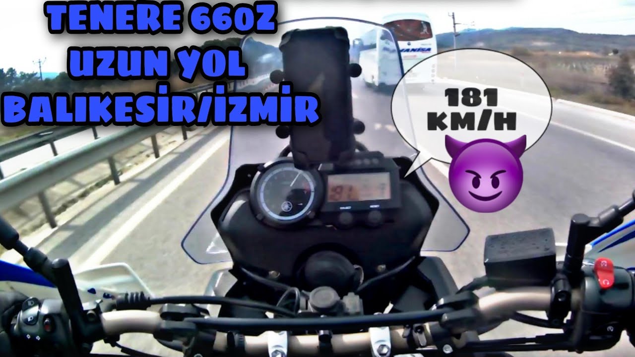 Tenere 660z uzun yol deneyimi!! // BALIKESİR-İZMİR//MOTOVLOG