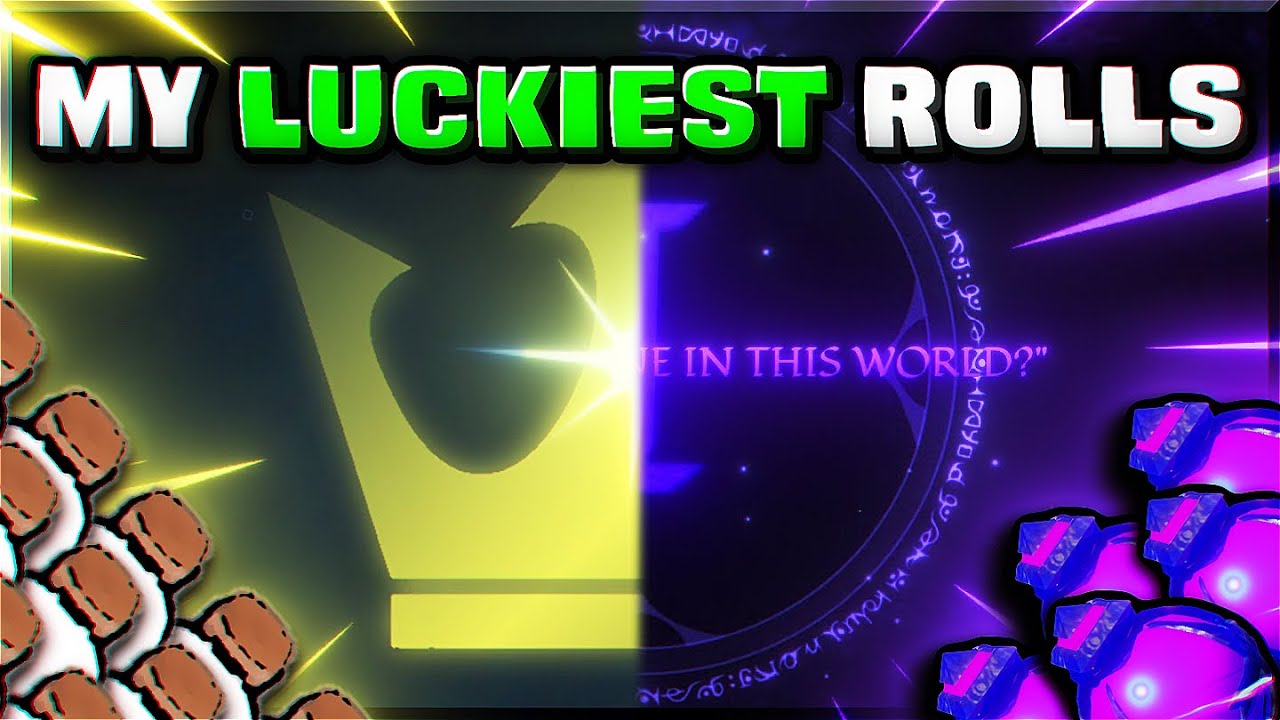 MY LUCKIEST ROLLS OF ALL TIME! | Sol's RNG