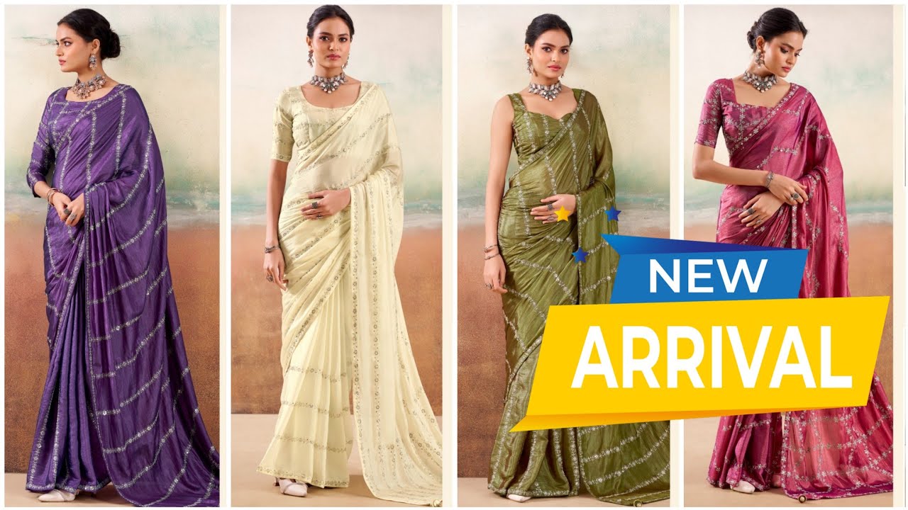 Latest 2026 Designer Sarees 😍 | Full Embroidery Sarees | Manufacturing Price | Free Delivery 🚚 
