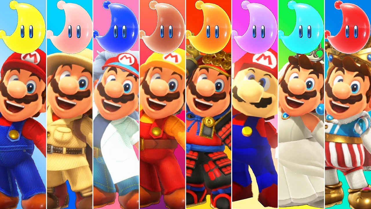 Super Mario Odyssey - All Challenges (Sub-Areas)