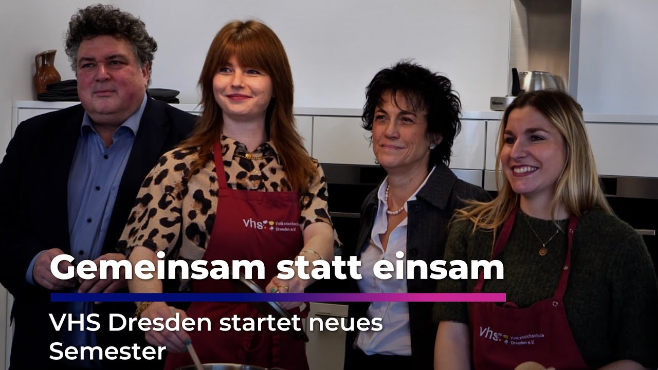 Dresden: VHS startet Semester mit Fokus Gemeinschaft I Sachsen Fernsehen