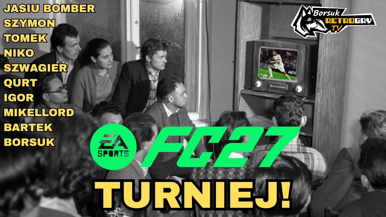 Borsuk Gry TV: PIŁKA NOŻNA - FC 27 aka FIFA 27 - TURNIEJ U BORSUKA! (gramy na PS5)