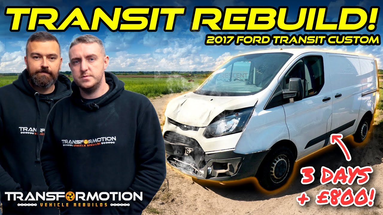 МЫ ВОССТАНОВИЛИ РАЗБИТЫЙ FORD TRANSIT CUSTOM ЗА 3 ДНЯ!