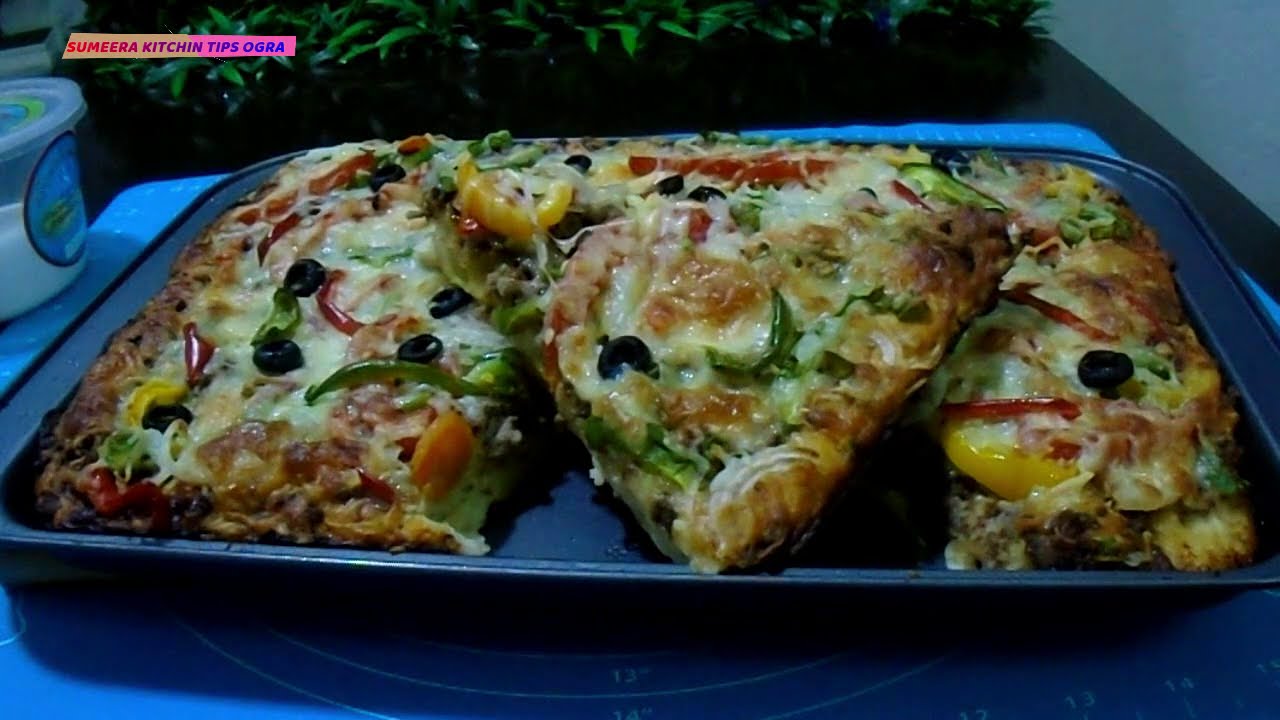 Qeema  ( Mincd ) Peeza Racipe/Qeeme ka peeza banane ka tareka oven man