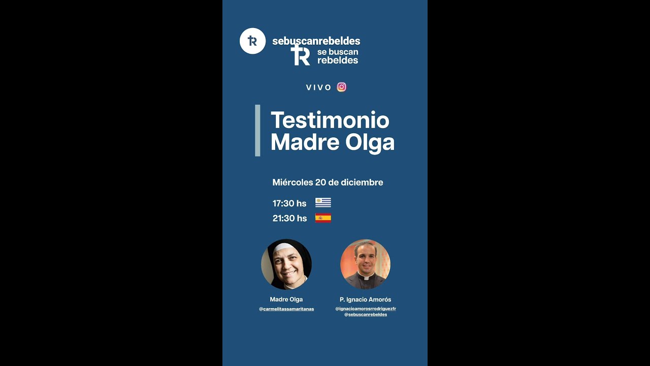 Entrevista a la Madre Olga del Redentor, cscj, por el P. Ignacio Amorós. 21 diciembre 2023