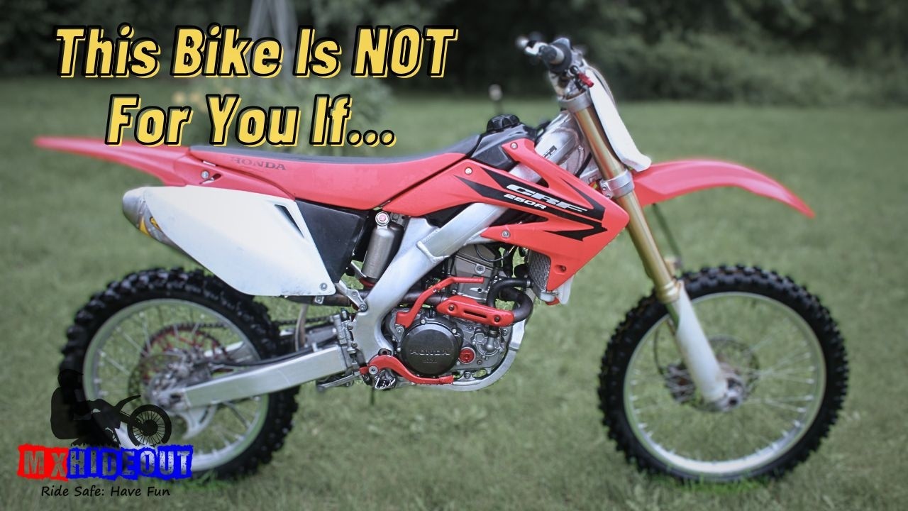 Why A 250 4 Stroke Is NOT Good For Beginners [CRF250R MX Race Bike]