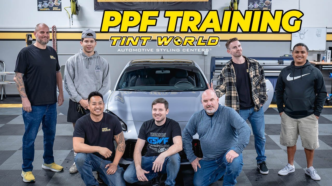 Paint Protection Film Installation Training at Tint World in Los Angeles