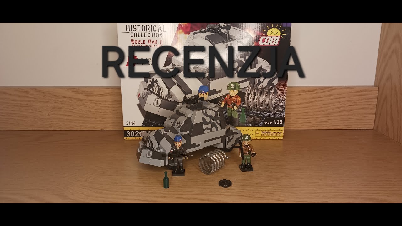 Recenzja samochodu pancernego Kubuś od Cobi.