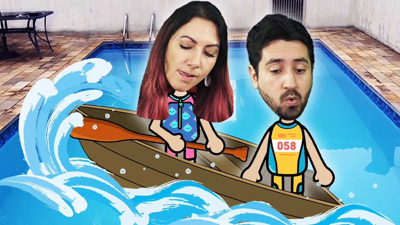 ROTINA VIDA REAL no NOSSO BARCO na PISCINA