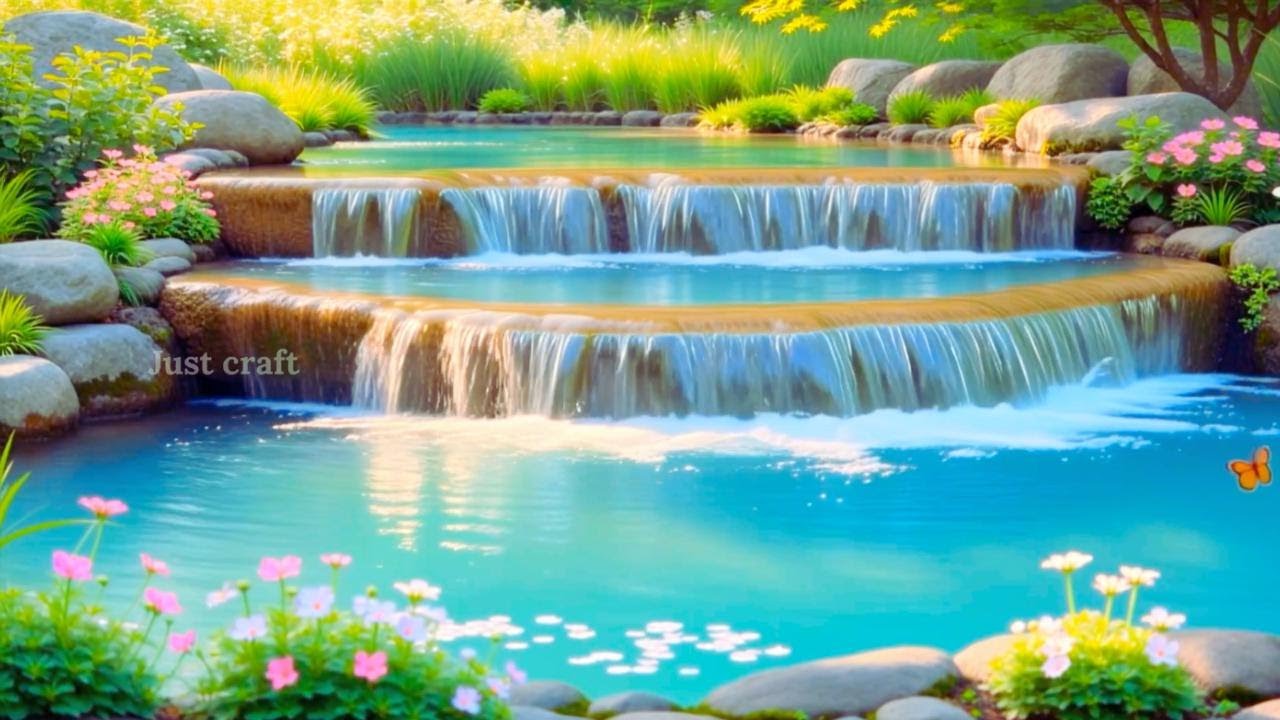 Nature Relaxation Sounds 🌿 Piano Music, Birds & Flowing Water | Sleep, Study, Meditation|Just live.