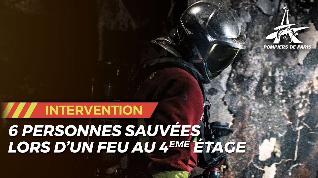 APPARTEMENT EN FEU À SAINT-DENIS (93)