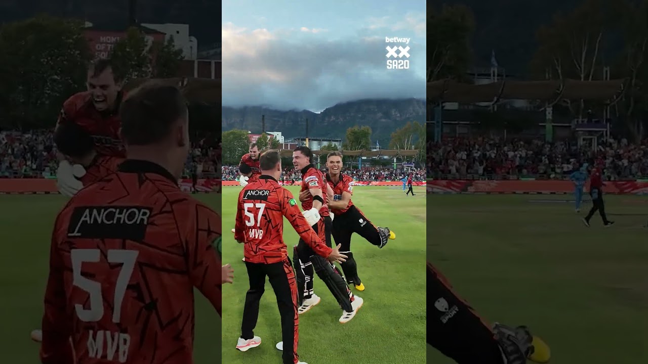 𝐏𝐎𝐕 You've just won your third Betway SA20 title 👌👊