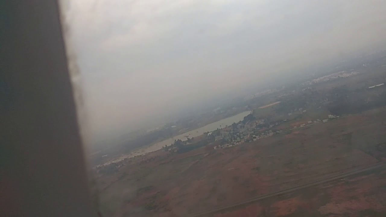 Flight take off from Bangalore Airport on 25.05.2018