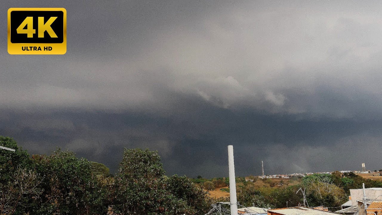 Severe Storm in Piracicaba, Brazil (09/22/2025) | 4K Full HD