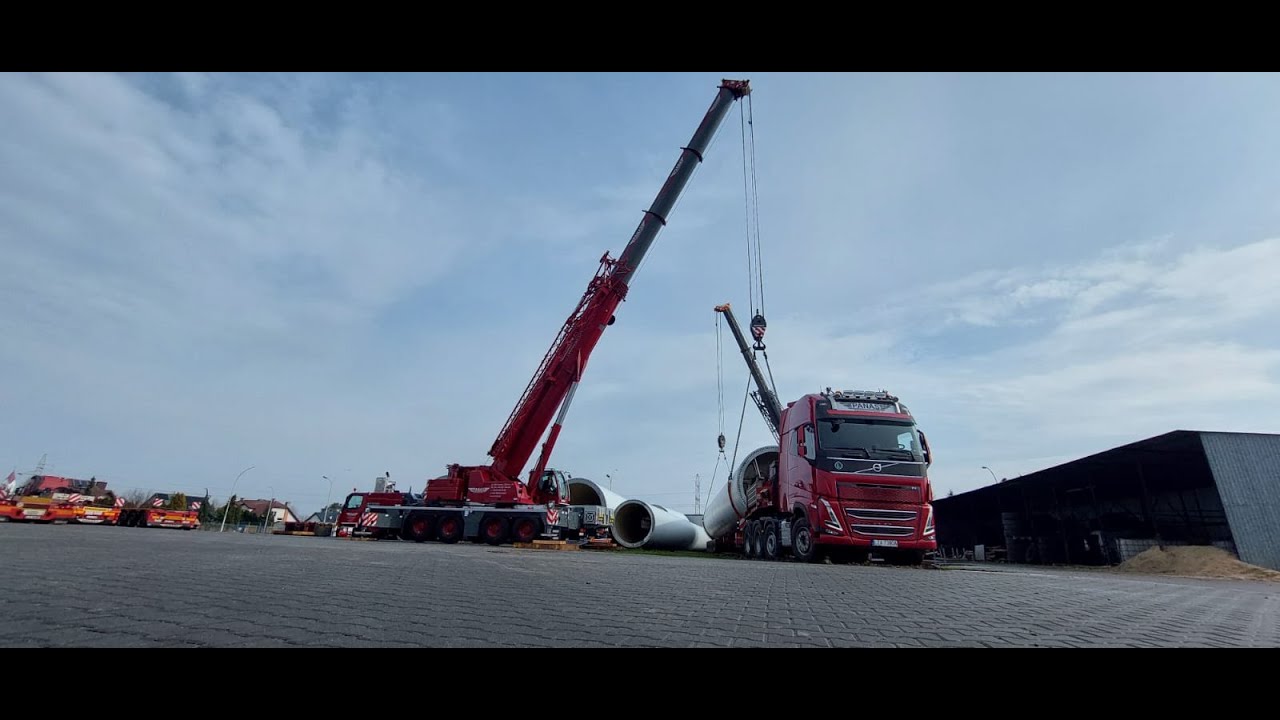 Rozładunek rezonansu magnetycznego w Krośnie przez firmę Panas Transport