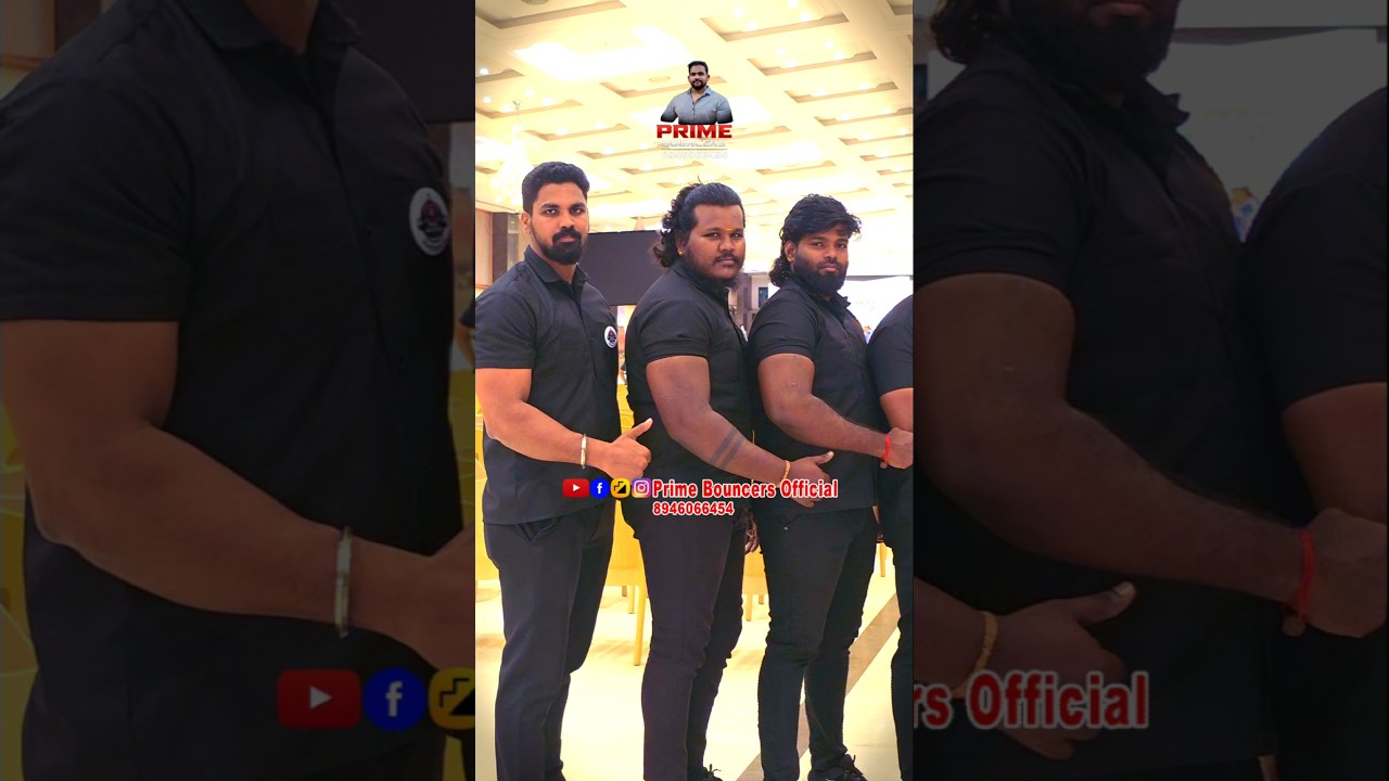❤️ Rk Convention Center bouncers #bouncer #bodyguard #tvk #vijay #tamilagavettrikazhagam #seeman