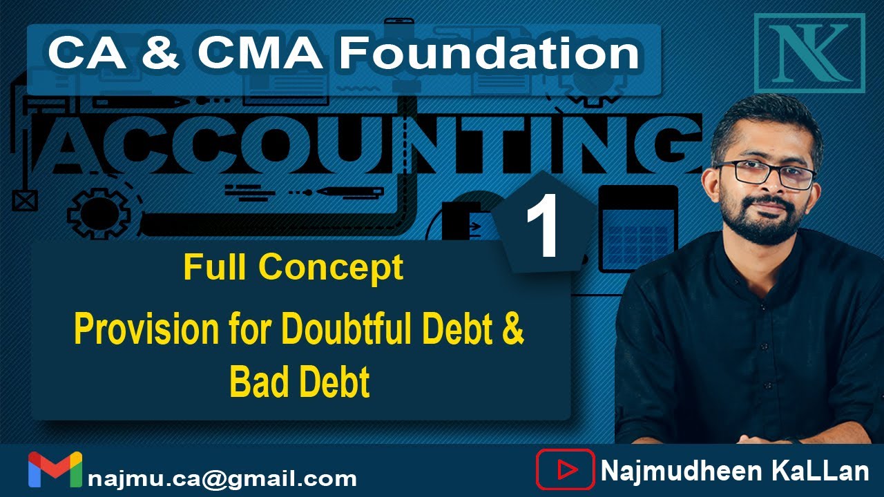 #58 Full Concept | Provision for Doubtful Debt | Bad Debts | Full Concept | Accounting Basics