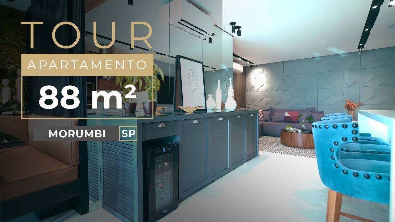TOUR EM APARTAMENTO DE 88 m² NO MORUMBI