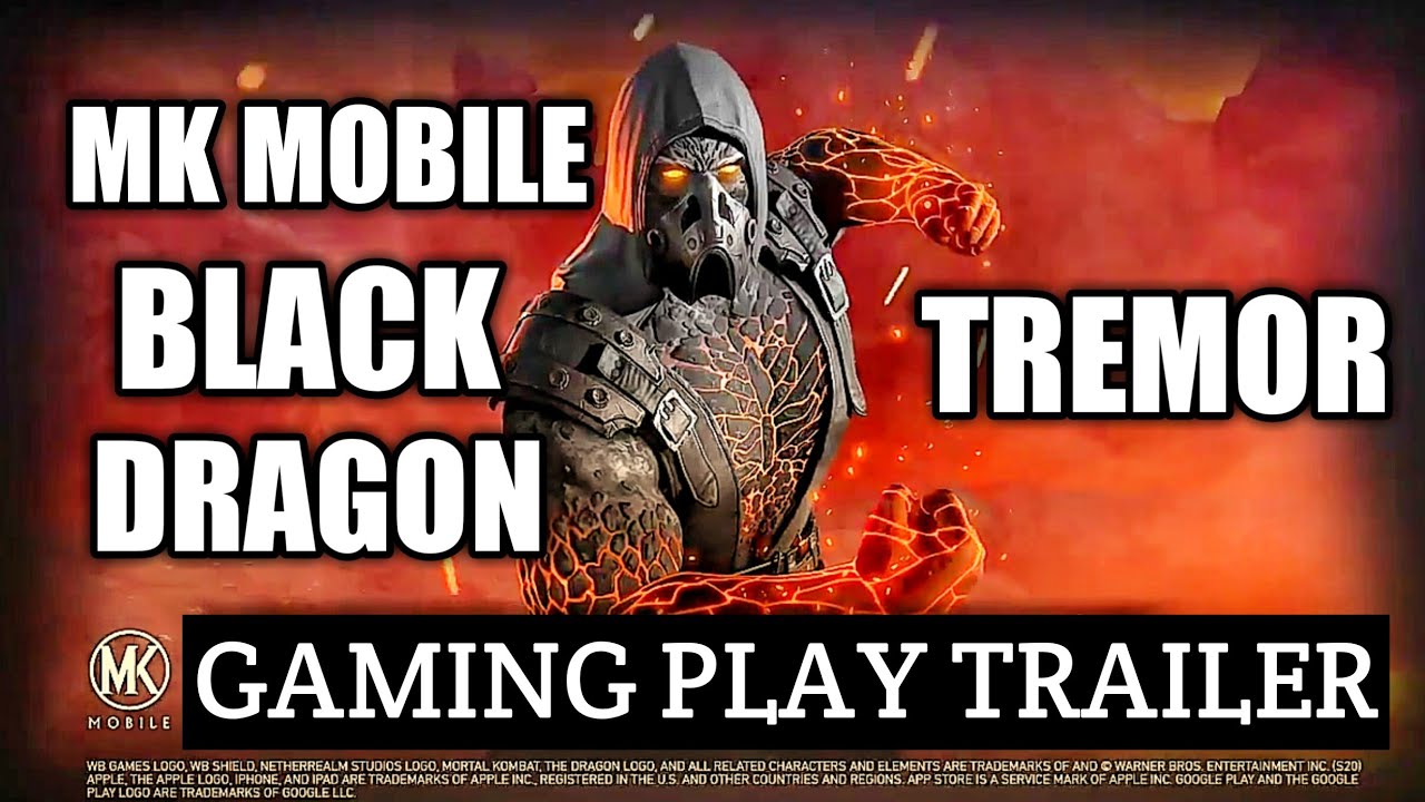 Mortal Kombat Mobile|Black Dragon Tremor| Gaming Play Trailer Reveal| Update 2.5.0 (2020).