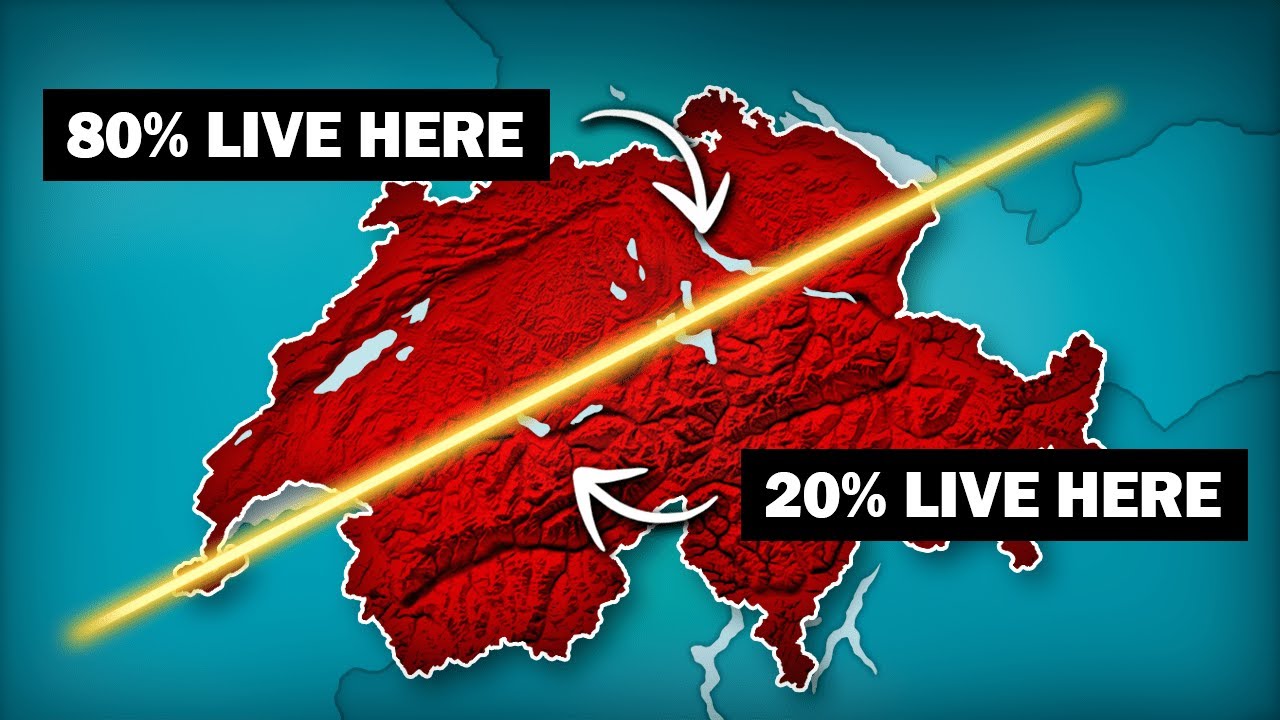 Why 80% Of Switzerland Lives Above This Line