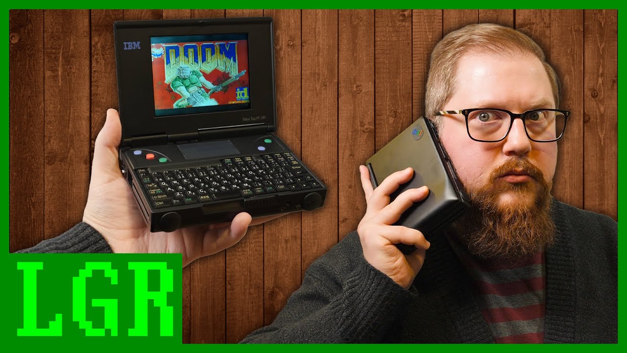 The Smallest Windows PC in 1995 Was Also a Phone! IBM Palm Top PC110