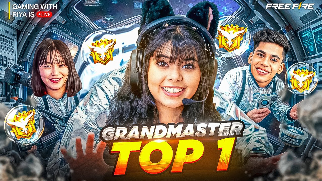 🔴[Live] Free Fire New Rank Season Rank Push Live !! #girlgamer #shortslive