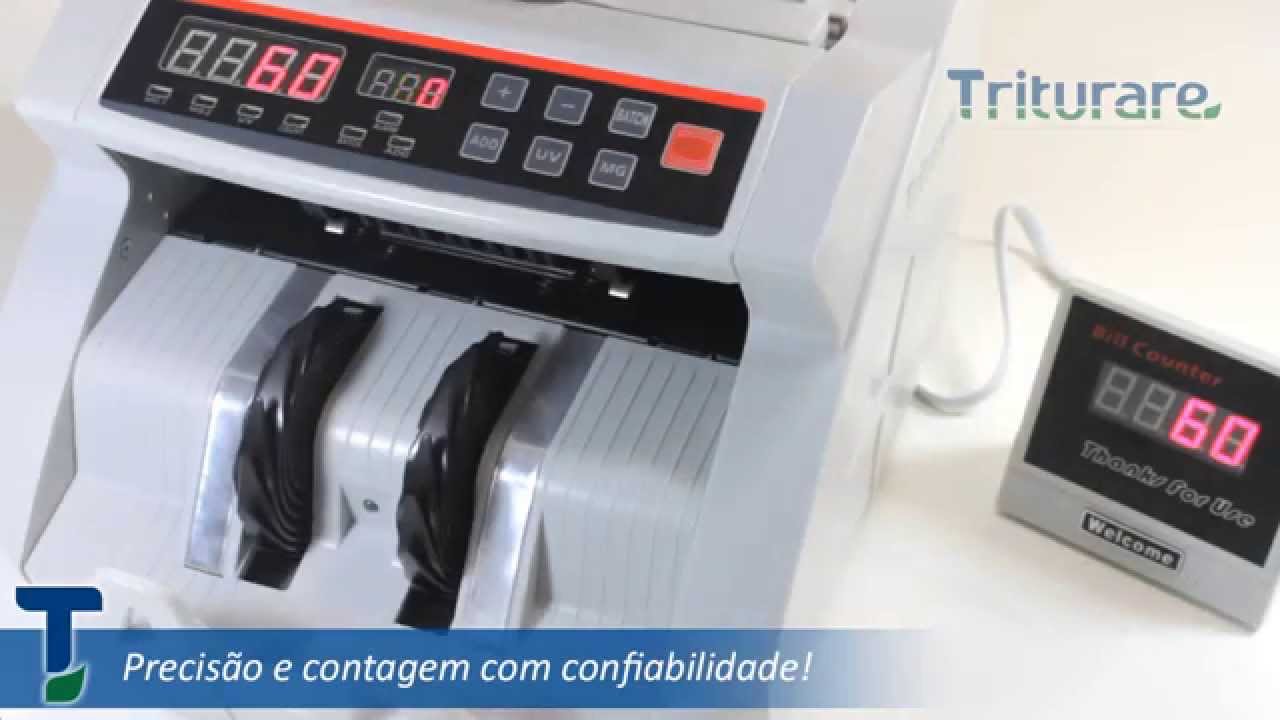 Contadora de Cédulas Triturare K 2108 UV MG - Máquina de Contar Dinheiro