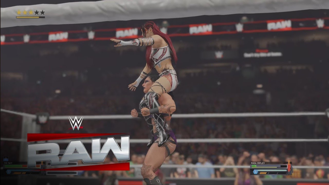 WWE 2K25 rhea Ripley vs iyo sky