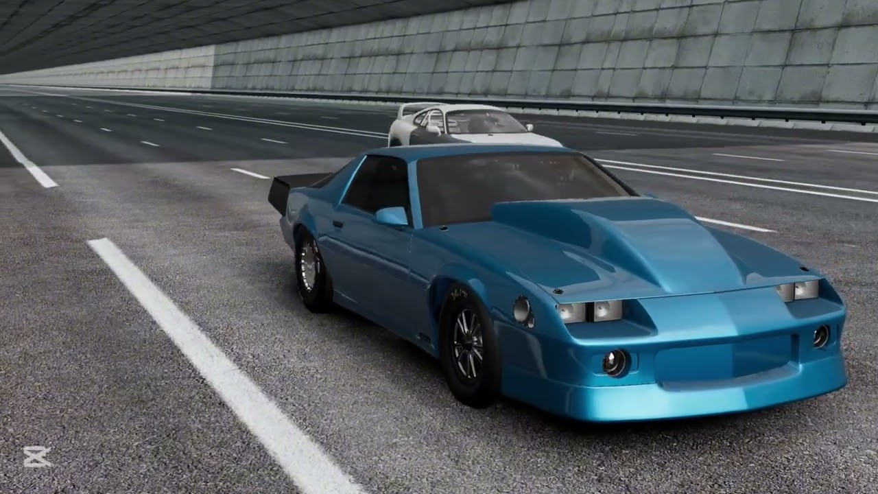 Chevrolet Camaro Vs. Toyota Supra .. beamng
