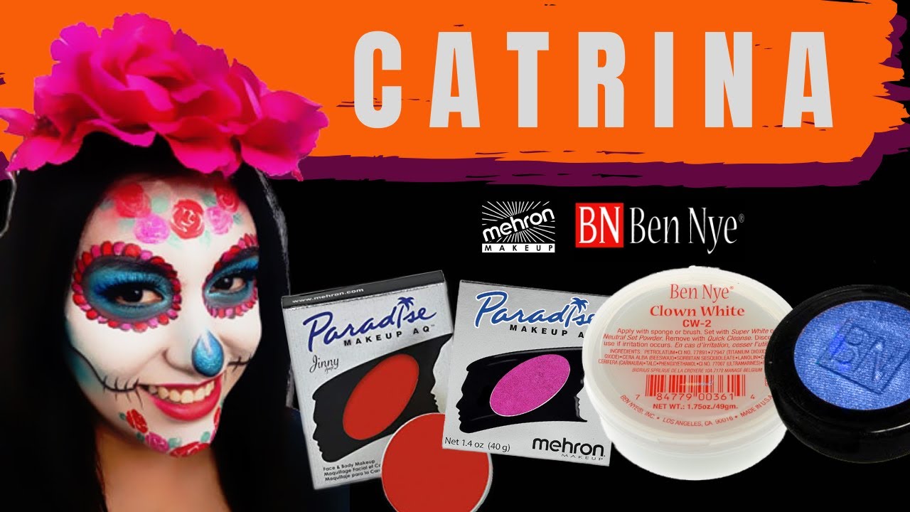 Maquillaje de CATRINA Rápido y Fácil.