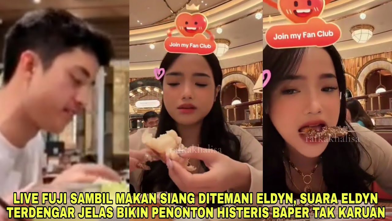 Live Fuji Makan Siang Ditemani Eldyn, Suara Eldyn Terdengar Jelas Bikin Penonton Histeris Baper 