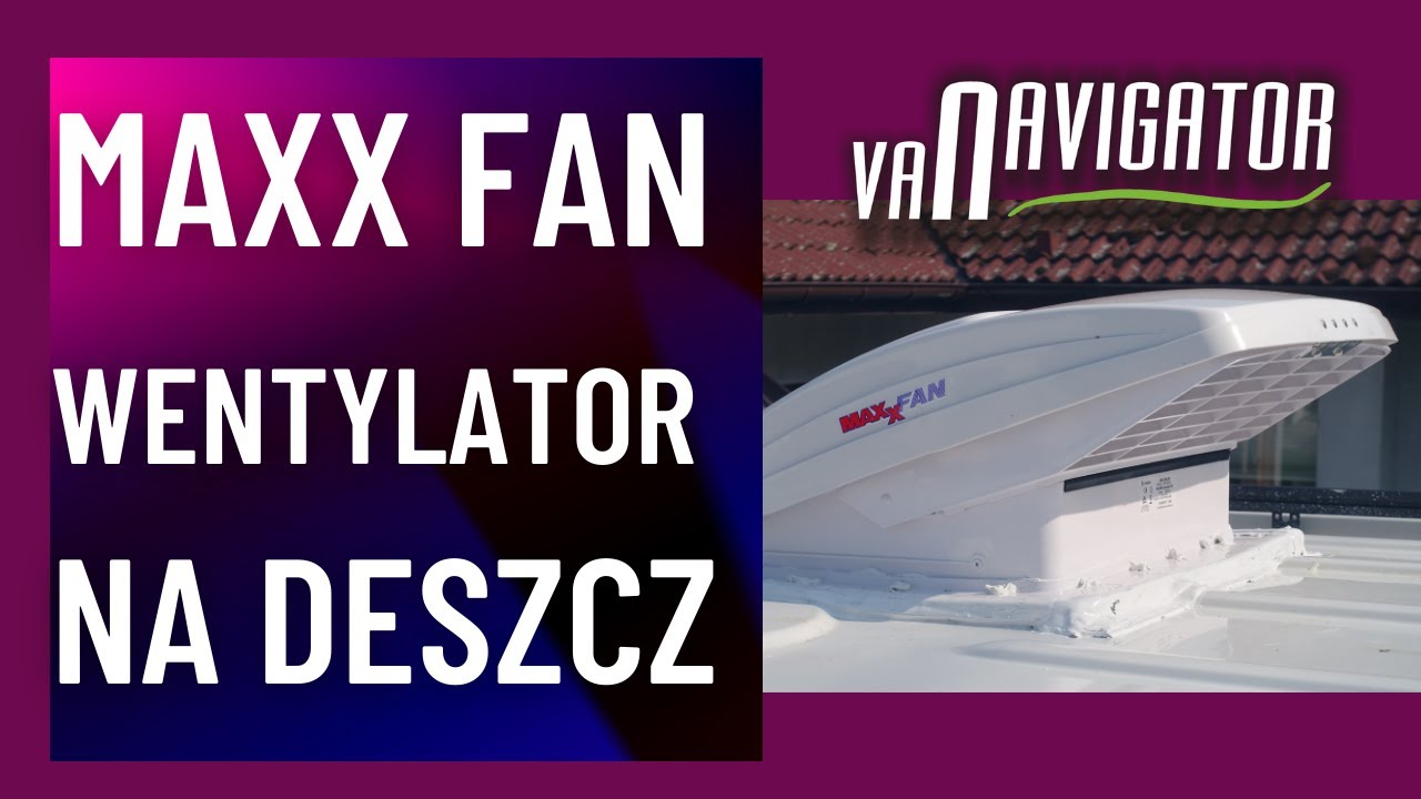 MaxxFan Deluxe Świetny wentylator dachowy ! 👍 Zwłaszcza jak leje deszcz ! ☂️