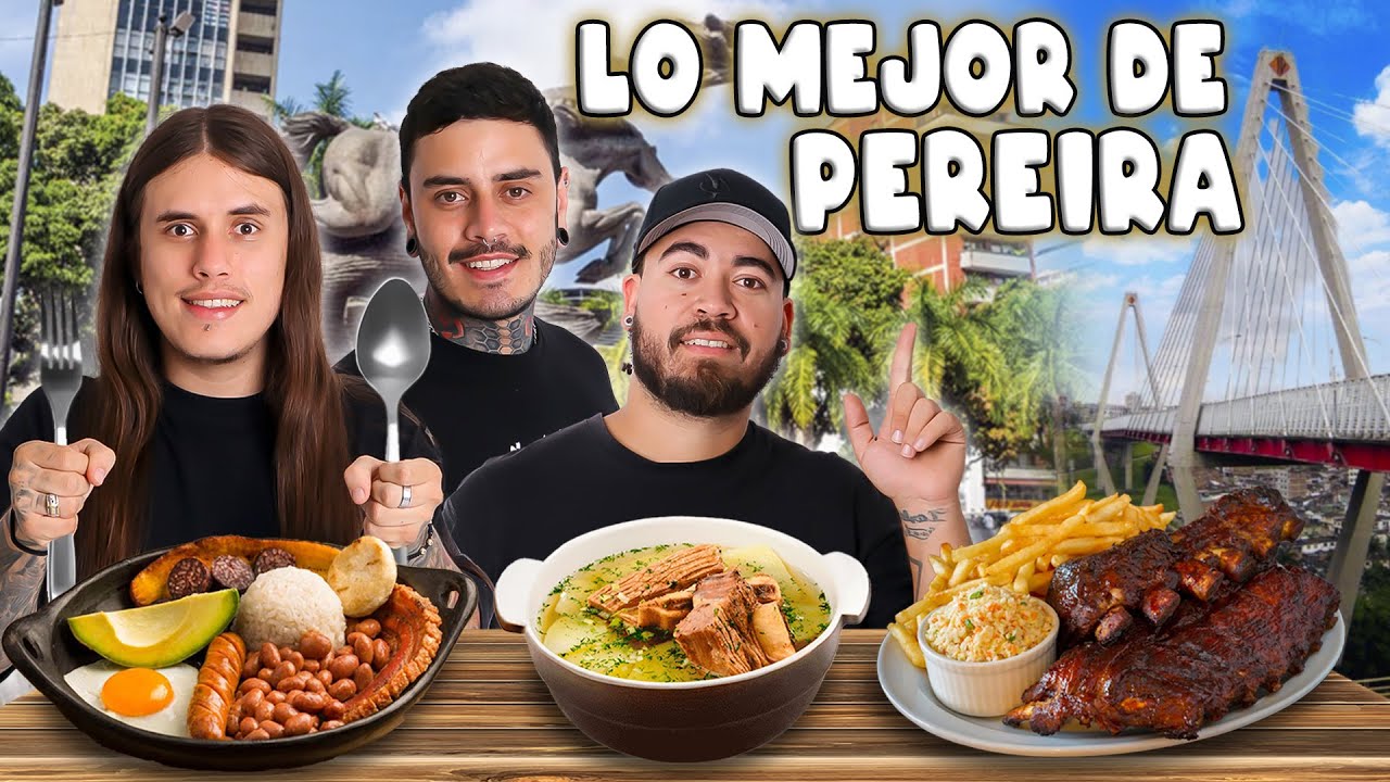 TODO LO QUE COMIMOS en PEREIRA 😱👉🏻😋 RECORRIMOS LA CIUDAD EN BÚSQUEDA de la MEJOR COMIDA !! #pereira
