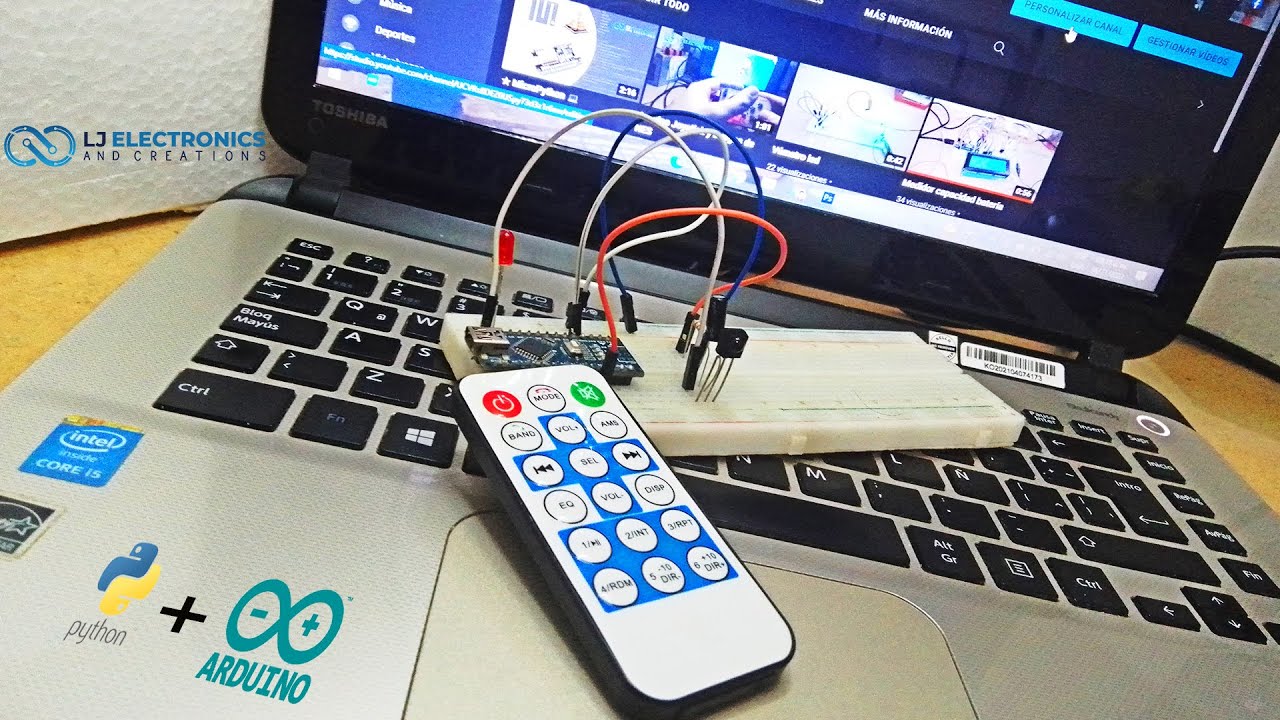 ¡SI ES POSIBLE! 💻Control remoto para el COMPUTADOR con Arduino y Python🤓