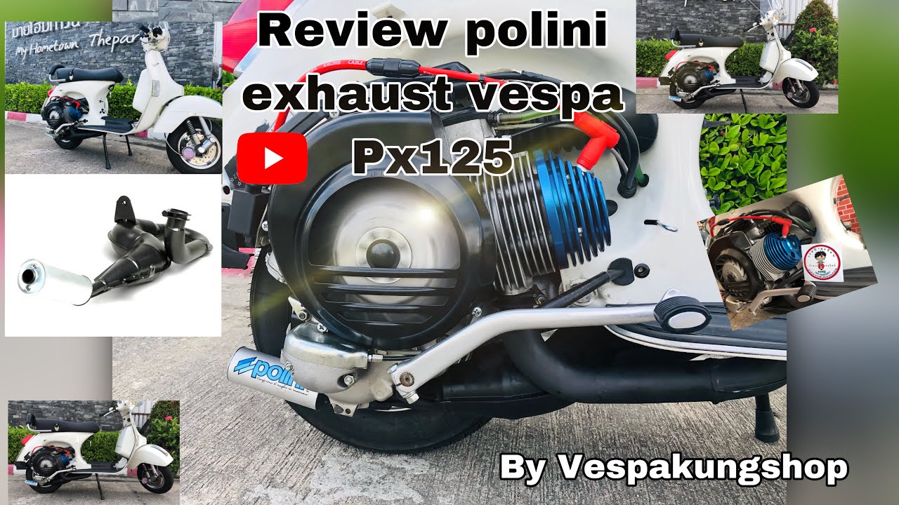 Polini exhaust vespa px125 review
