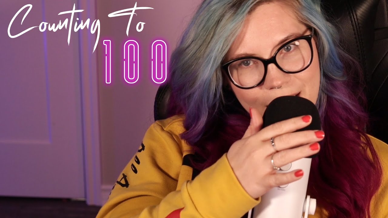 ASMR | Counting Up To 100 | Mic Rubbing