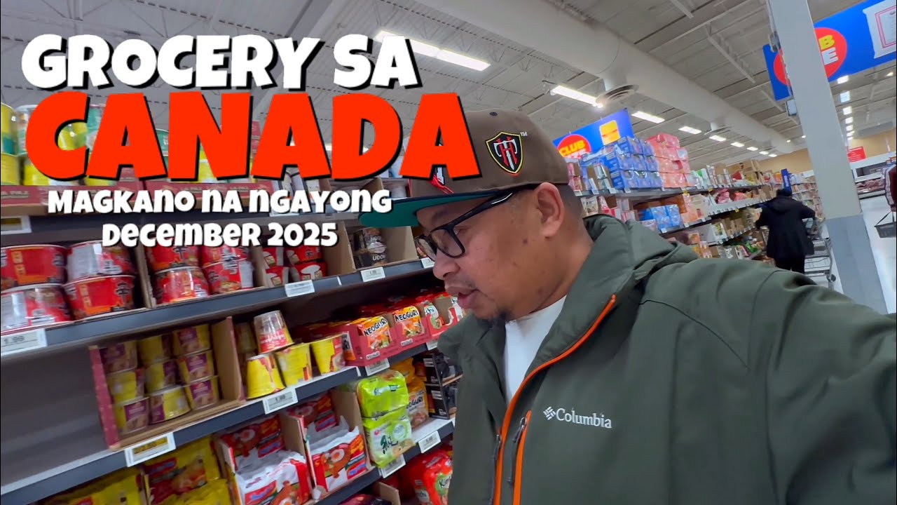 Magkano na ngayon ang grocery dito sa Canada