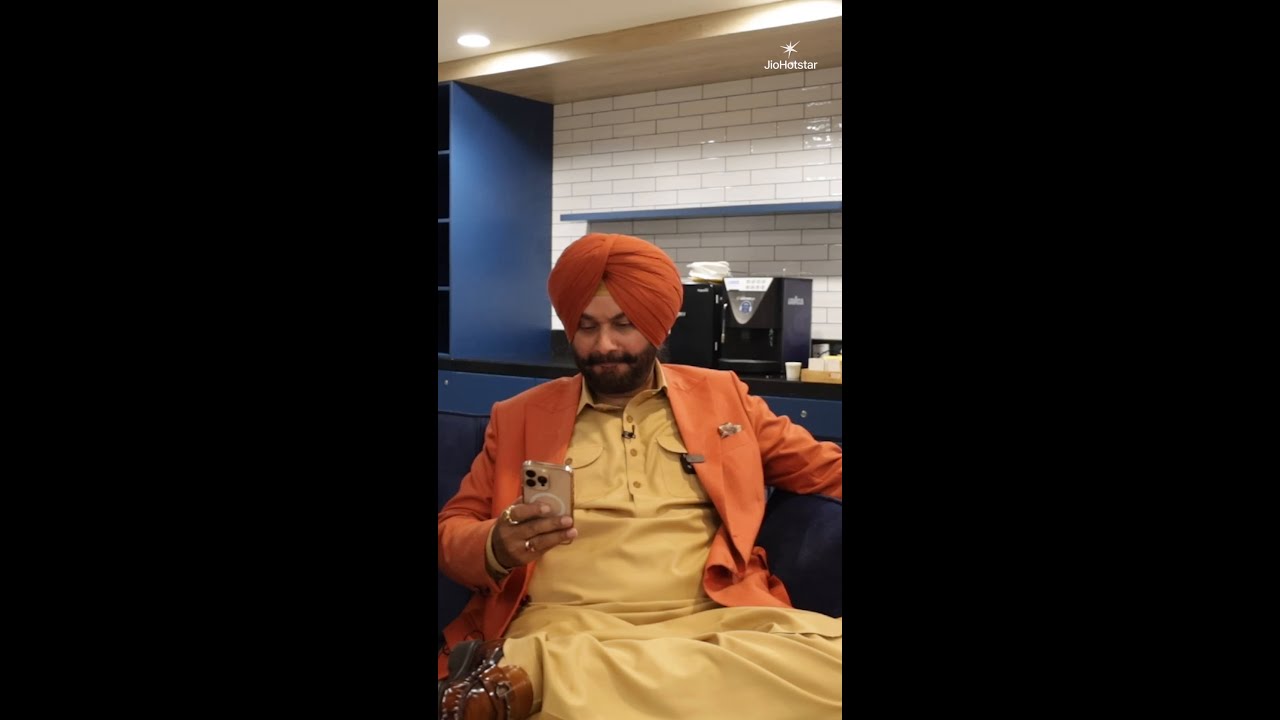 Navjot Singh Sidhu&rsquo;s Mic Drop Moment After Vaughan&rsquo;s Prediction! | #ENGvIND