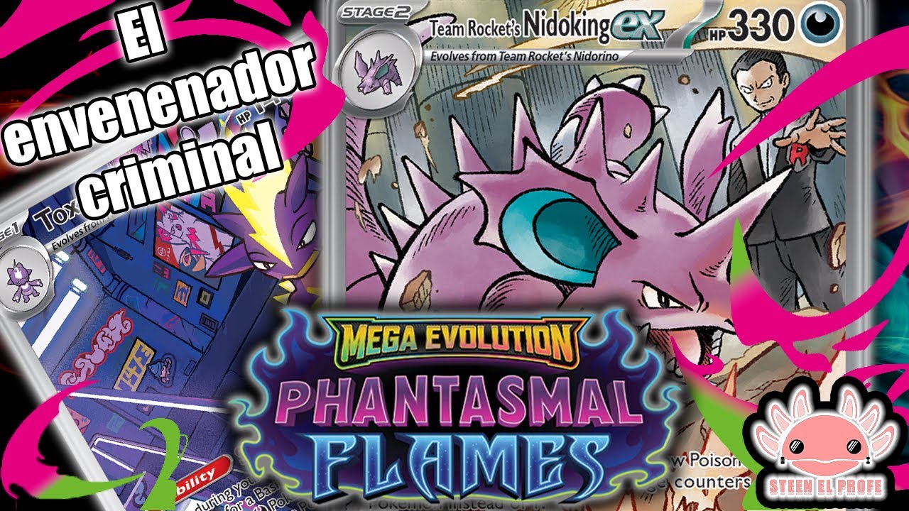 El NIDOKING del TEAM ROCKET baja a puro VENENO - Pokémon TCG Live Español