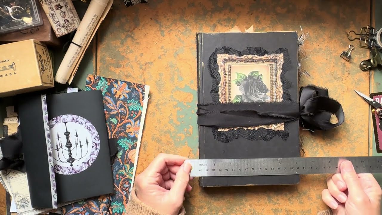 Midnight Petals Junk Journal