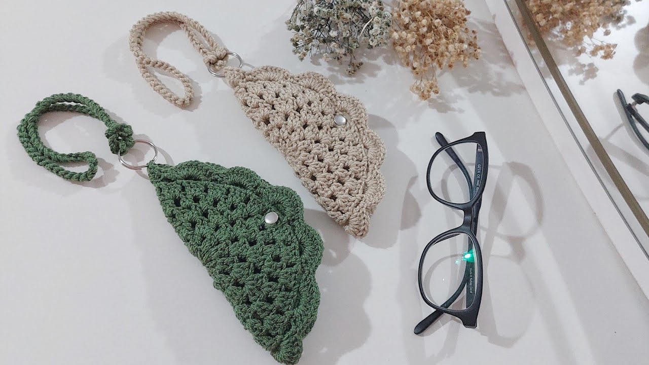 Gözlük kılıfı yapımı #crochet #glasses #easy 