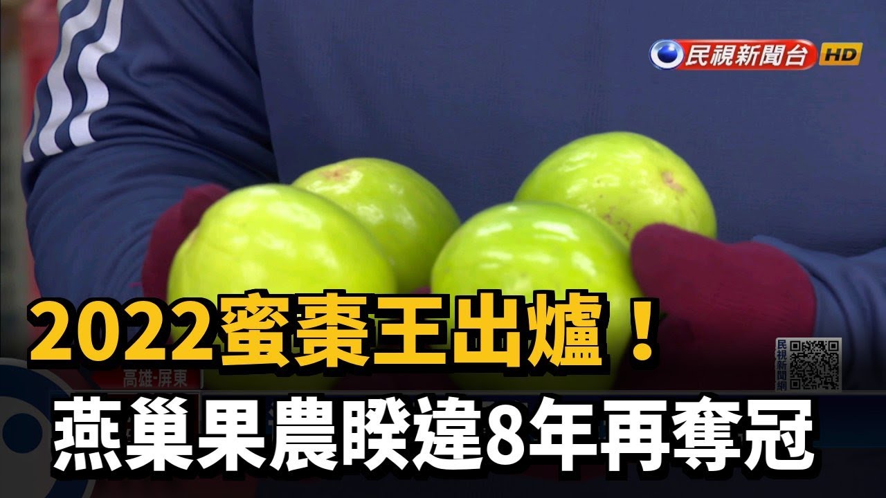 2022蜜棗王出爐! 燕巢果農睽違8年再奪冠－民視新聞
