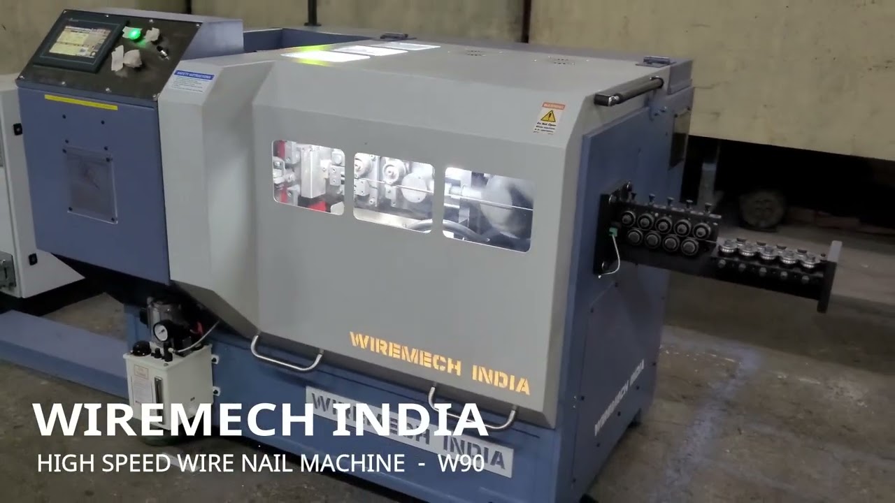HIGH SPEED WIRE NAIL MAKING MACHINE MODEL W90